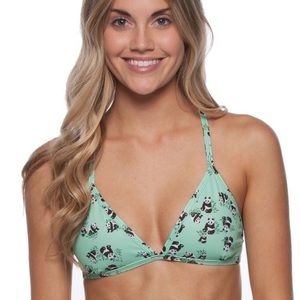 Jolyn panda print triangle top Medium